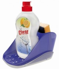 Подставка для моющего средства и губки «Teo plus», сангрия - Фото 1