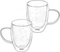 Набор кружек с двойными стенками «Снежинки» - Фото 6