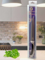 Нож кованый хлебный - Фото 1