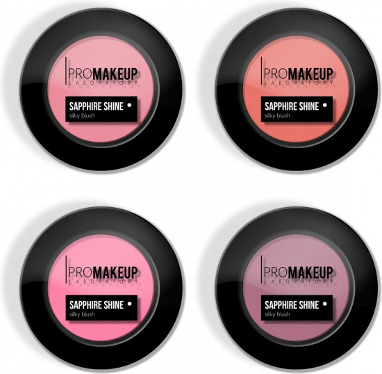 Румяна «Sapphire shine», оттенок 02 Коралловый