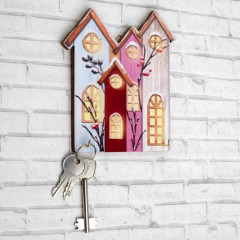 Ключница «Домики» - Фото 1