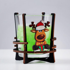 Свеча ароматическая на подставке «Новогодний лось» - Фото 2