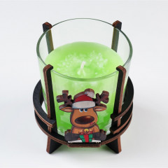 Свеча ароматическая на подставке «Новогодний лось» - Фото 4