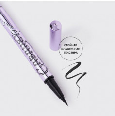 Подводка-фломастер для глаз водостойкая «Premiere», оттенок 03 Черный - Фото 2