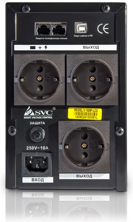 Источник бесперебойного питания SVC V-1500-F-LCD