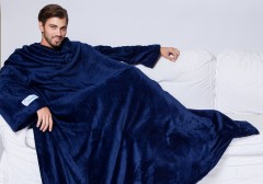 Плед с рукавами «Sleepy» (1,5-спальный, микрофибра, размер 140х180) - Фото 4