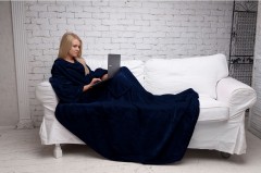 Плед с рукавами «Sleepy» (1,5-спальный, микрофибра, размер 140х180) - Фото 2