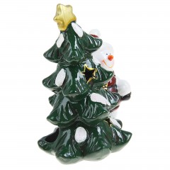 Подсвечник «Елочка со Снеговиком в жилетке» - Фото 2