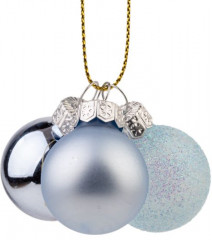 Набор ёлочных шаров «Голубой набор» - Фото 1