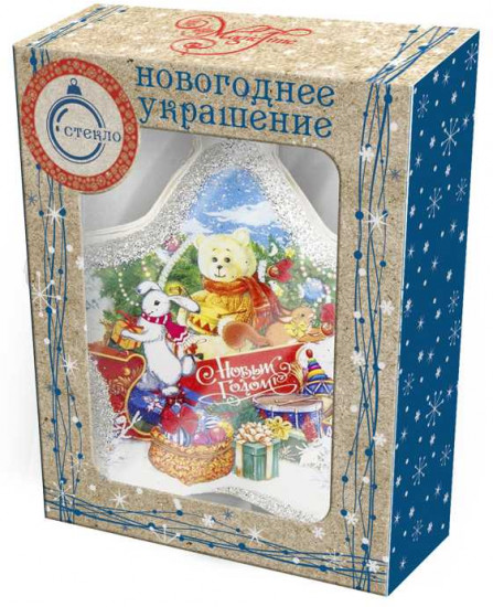 Украшение новогоднее «Зверята с подарками»