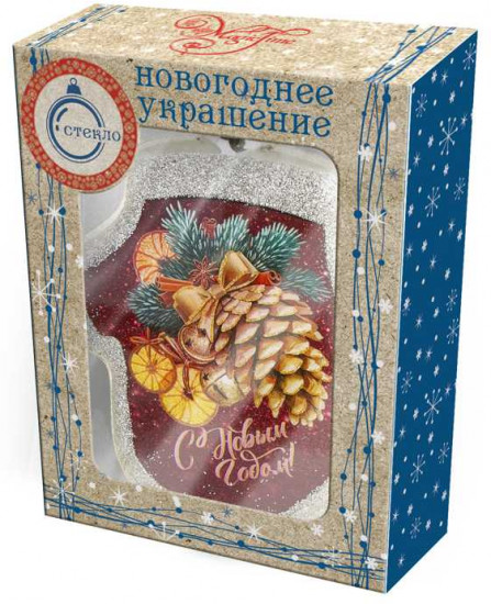 Украшение новогоднее «Золотая шишка»