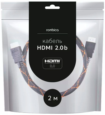 Кабель Rombica CB-ZX20B HDMI