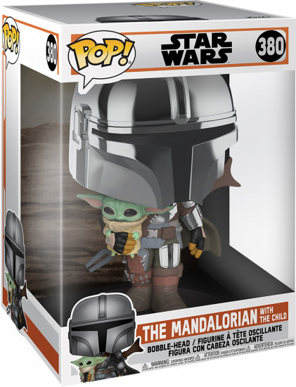 Фигурка «Mandalorian with Child Chrome»