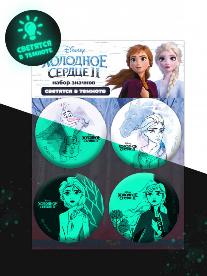 Набор значков закатных