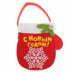 Подарочная сумочка из фетра «Варежка» - Фото 3