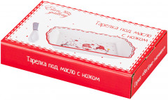 Тарелочка под масло с ножиком «Весёлые гномики» - Фото 3