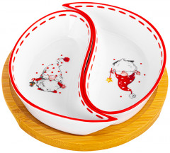 Тарелка под оливки с подставкой «Весёлые гномики» - Фото 2
