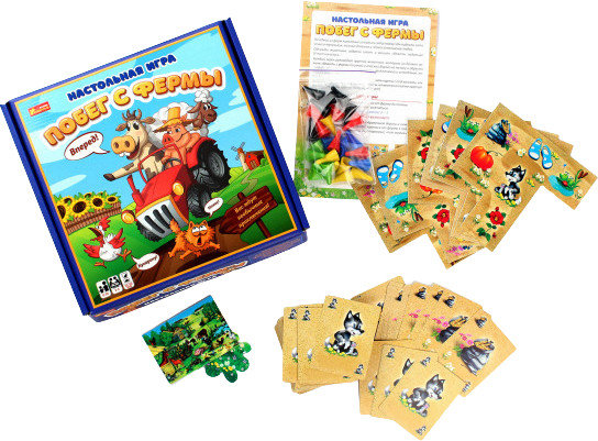 Настольная игра «Побег из фермы»