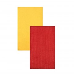 Набор вафельных полотенец «Снеговик» (30х50 см), 2 шт - Фото 1