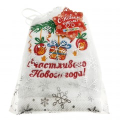 Полотенце махровое «Счастливого Нового года!» (30х70 см) - Фото 1