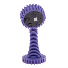 Будильник на пружинке «Колесо», фиолетовый - Фото 1