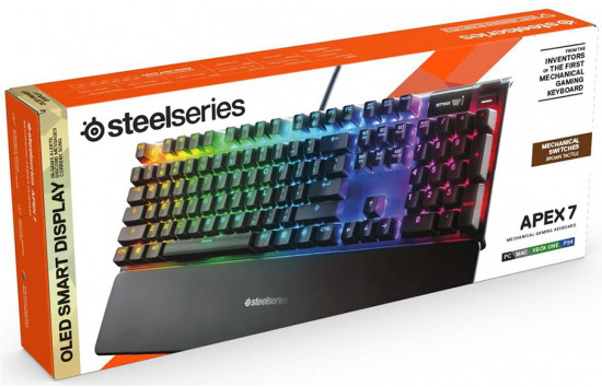 Клавиатура игровая Steelseries Apex 7 Brown Switch