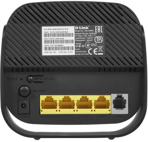 Модем D-Link DSL-2640U/R1A