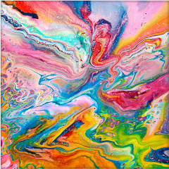 Набор для творчества «Флюид Арт: Планета цветов» - Фото 3