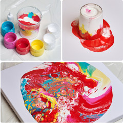 Набор для творчества «Флюид Арт: Планета цветов» - Фото 4