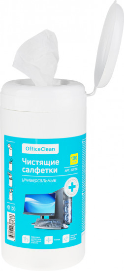 Салфетки чистящие влажные
