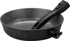 Сковорода глубокая «Черный мрамор» - Фото 7