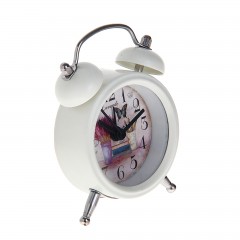 Будильник «Цветы в вазе и бабочки» - Фото 2