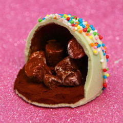 Бомбочка шоколадная с маршмеллоу «Сладкого нового года» - Фото 3