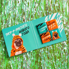 Шоколад молочный в открытке «Ну, допустим, р-р-р» - Фото 1