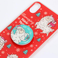 Чехол-накладка с попсокетом для iPhone XR «Новогоднее настроение» - Фото 1