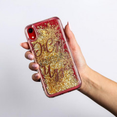 Чехол-шейкер iPhone XR «Жду чуда» - Фото 2