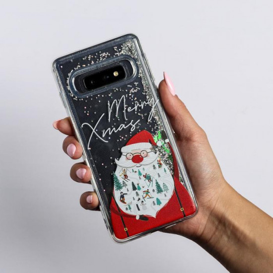 Чехол-шейкер Samsung Galaxy S10 «Дед Мороз»