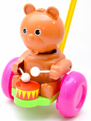 Игрушка-каталка «Мишка-барабанщик» - Фото 1