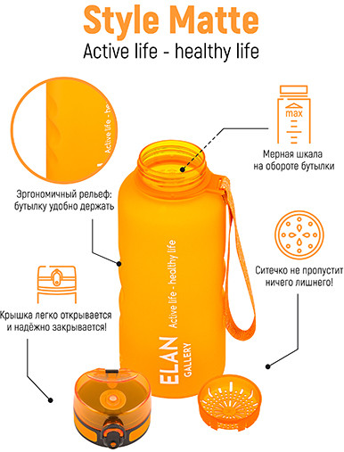 Бутылка для воды «Style Matte»
