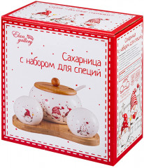 Набор для специй на подставке с ложкой «Весёлые гномики» - Фото 3