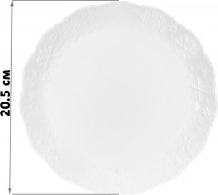 Набор тарелок «Снежинки» - Фото 1