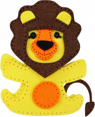 Игрушка из фетра «Львёнок» - Фото 1