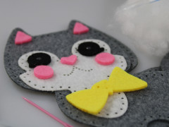 Игрушка из фетра «Котенок» - Фото 3