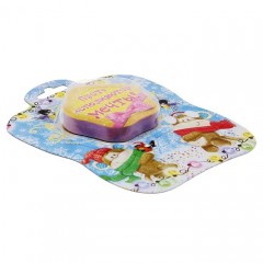 Прессованное полотенце на открытке «Пусть исполнятся мечты!» (28х28 см) - Фото 1