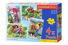 Девочка и лошадь (4 в 1) - Фото 1