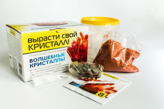 Набор для опытов «Волшебные кристаллы»