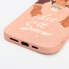 Чехол-накладка для iPhone 12 Pro Max «Снежинки» - Фото 1