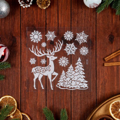 Наклейки на окна «Олень» - Фото 1