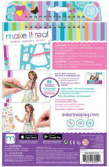 Альбом для рисования с трафаретами и наклейками (скетчбук) «Цветы» - Фото 1