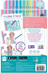 Альбом для рисования с трафаретами «Милая кошечка» - Фото 1